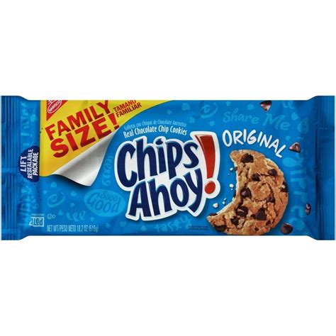 Chips Ahoy Original Chocolate Chip Cookies Family Size Oz Shipt