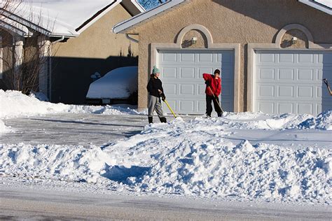 Snow Hack How To Stop The Plow From Filling Your Driveway