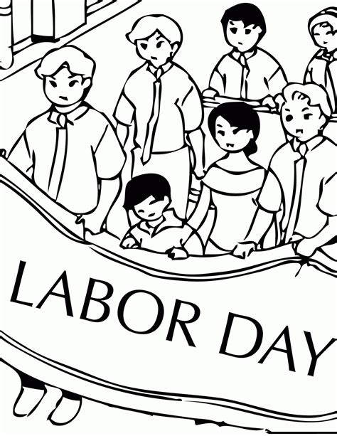 Labor Day Coloring Sheets Printable Coloring Pages