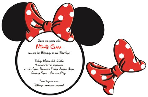 6 Best Images of Minnie Mouse Printable Template Letter - Minnie Mouse ...