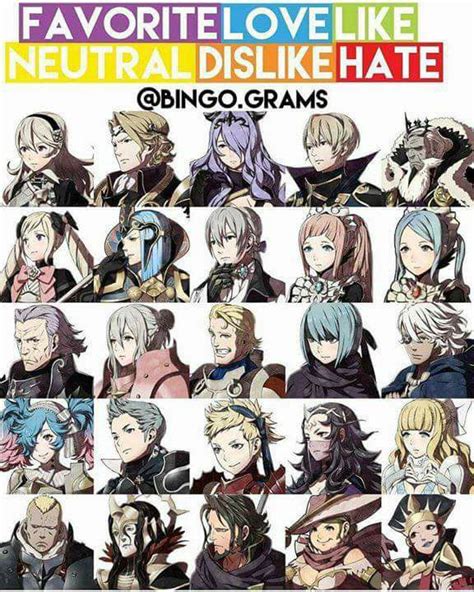 Fire emblem awakening was the first packaged title released by nintendo to receive downloadable content (dlc) after launch, taking the form of additional maps and characters from previous entries in the fire emblem series. Fire Emblem Fates characters list 1 (Template) by noonanzer on DeviantArt