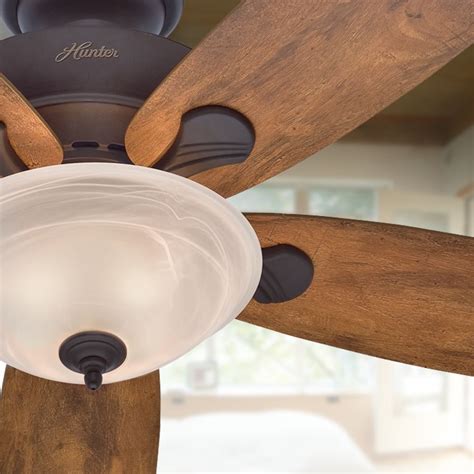 They neither have down rod nor canopy like other ceiling fans. Shop Hunter Regalia 60-in New Bronze Downrod or Flush ...
