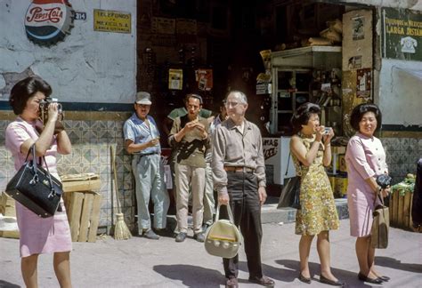 Free Vintage Stock Photo Of Tourists In Mexico Vsp
