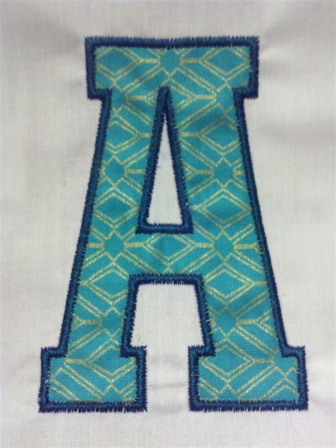 Applique Font 034 Machine Embroidery Monogram Font Alphabet Design Set