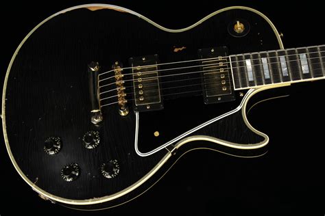 Gibson Custom Shop Hc 1957 Les Paul Custom Black Beauty Ebony Black