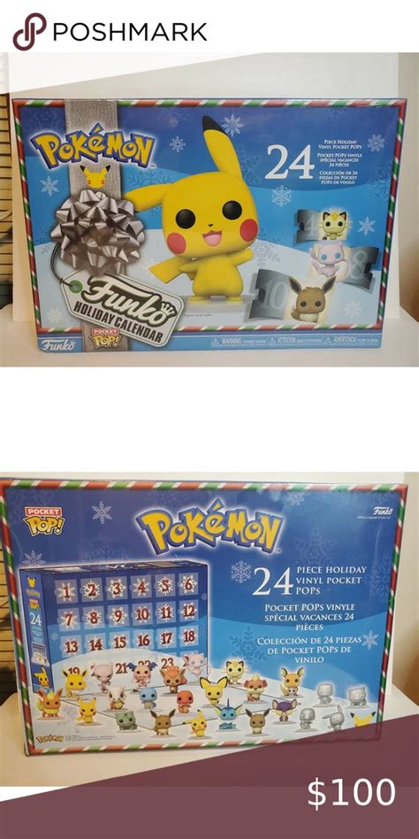 Pokemon 2021 Funko Pop Advent Calendar Nib Christmas Sold Out Htf New