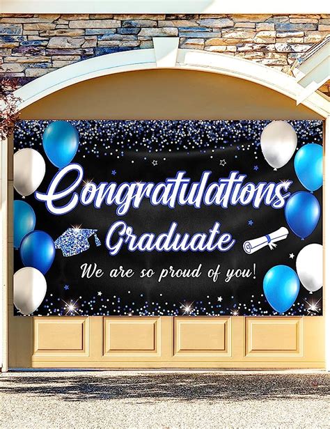 House Of Party Large Congratulations Graduate Banner Backdrop Class Of