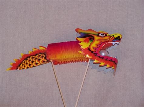 Chinese New Year Cards Chinese Dragon Puppet
