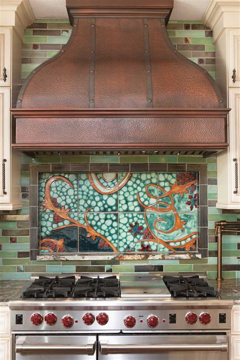 Tile Mural Kitchen Backsplash By Clay Squared To Infinity