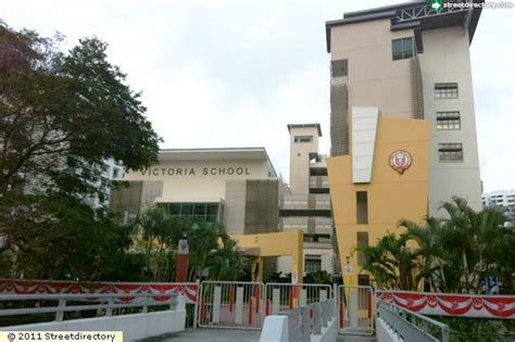 Front View Of Victoria School Building Image Singapore