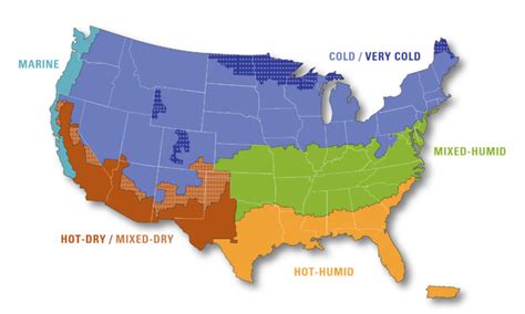 Climate Zones Map Climatezone Maps Of The United States Cyberparent