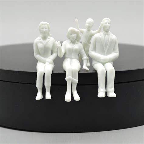 Buy Free Shipping 100pcs Miniature Model People White