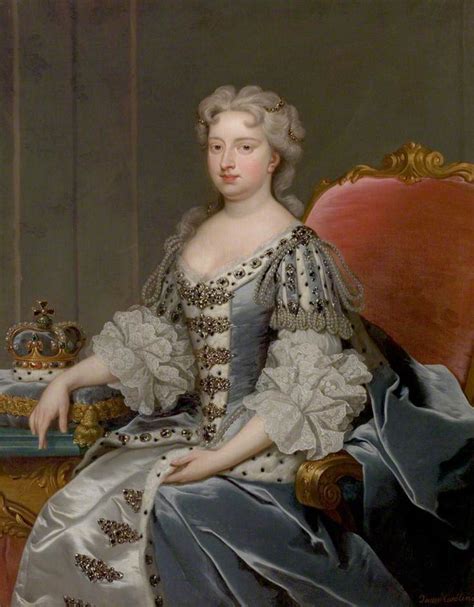 Ca 1730 Queen Caroline Of Ansbach In The Manner Of Michael Dahl