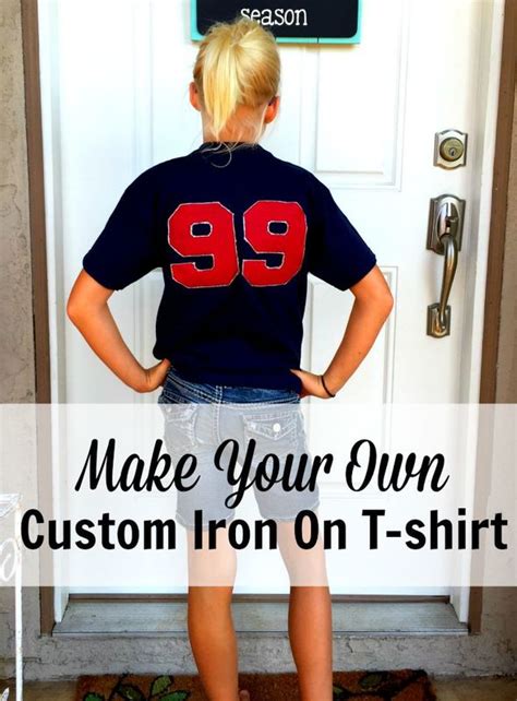 Make Your Own Custom Iron On For T Shirts
