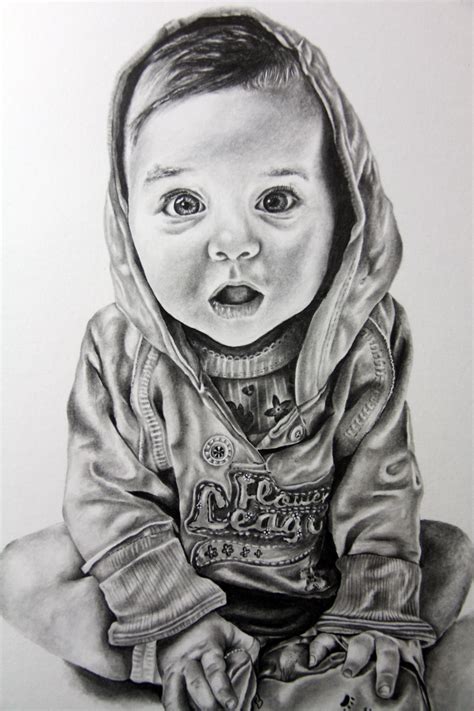 Pencil Sketch Cute Baby Drawing Easy Another Wiens