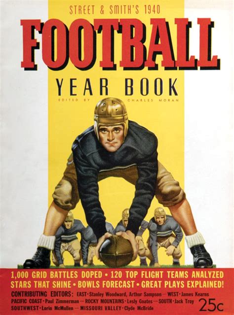 Street And Smiths 1940 Football Yearbook Yearbook Will Smith Football