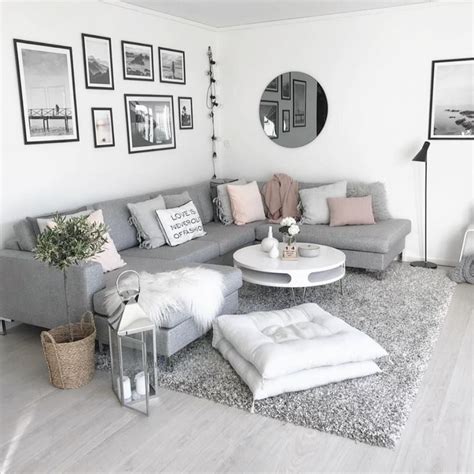 Modern White And Grey Living Room Contemporaryhomediy Living Room