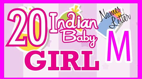 20 Indian Baby Girl Name Start With M Hindu Baby Girl Names Indian