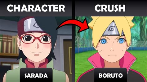 Crushes Of Naruto And Boruto Characters Youtube