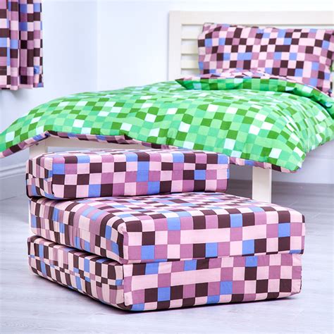 Plus most have covers that are removable to keep clean or to change if you feel like a new look. Pixels Kids Foam Fold Out Sleep Over Guest Single Futon Chair Sofa Z Bed Seat | eBay