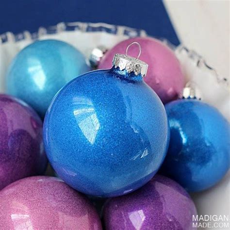 I did a few different colors and types of glitter and think that. 150+ Do-It-Yourself Ornaments You Can Make Before Christmas | Glitter diy, Frozen christmas ...