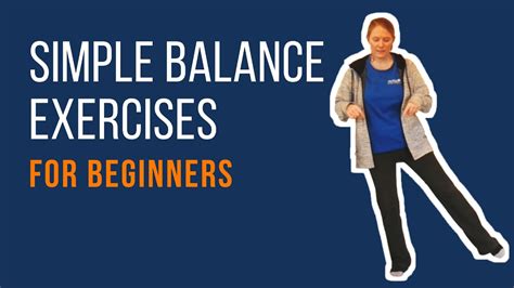 Simple Balance Exercises For Beginners Youtube