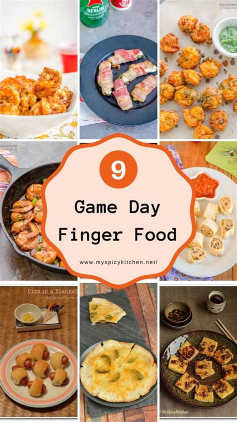 9 Game Day Finger Food Ideas Pinterest