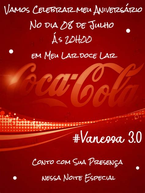 Make An Invitation Online Coca Cola Unisex Birthday