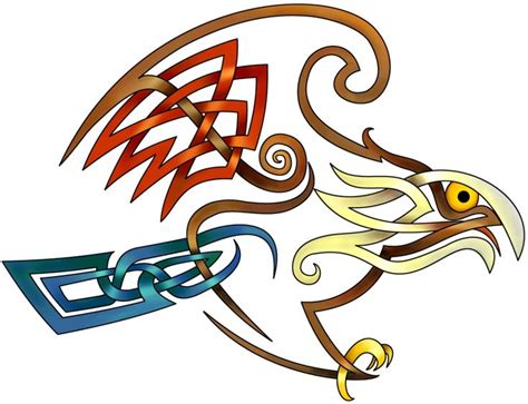 Loyalty Hawk 1 Celtic Celtic Animals Celtic Art