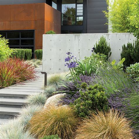 A Stunning Modern Landscape Design For A Contemporary Home Finegardening