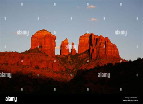 Cathedral Rock Is A Famous Landmark On The Sedona Skyline Located In