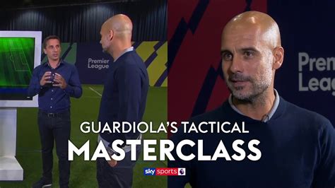 Pep Guardiolas Insightful Manchester City Tactical Masterclass Youtube