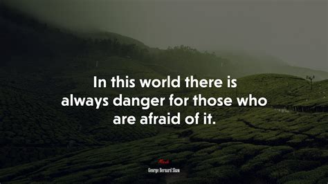 642730 In This World There Is Always Danger For Those Who Are Afraid