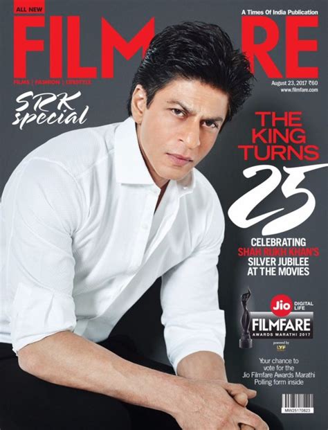 Shah Rukh Khan Looks Super Classy On Filmfare Cover