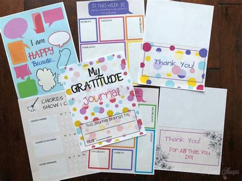 Free Printable Gratitude Journal For Kids Mama Cheaps® Kids Journal