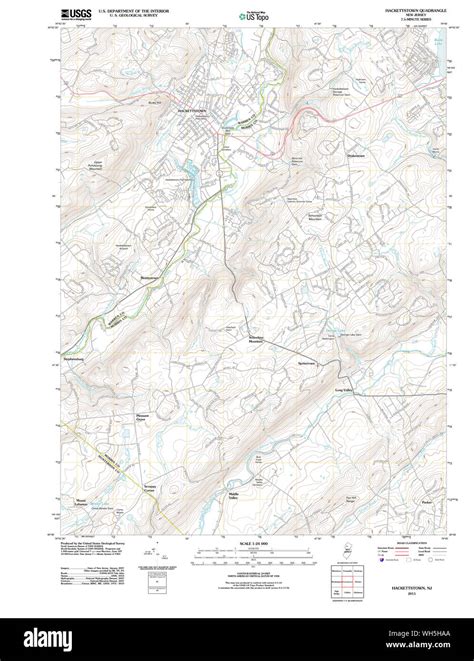 Map Of Hackettstown Cut Out Stock Images And Pictures Alamy