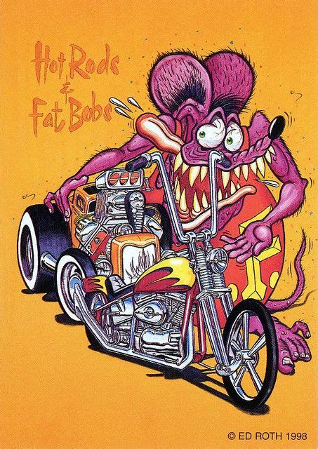 Rat Fink Ed Big Daddy Roth Hot Rods And Fat Bobs By Brocklyncheese Via