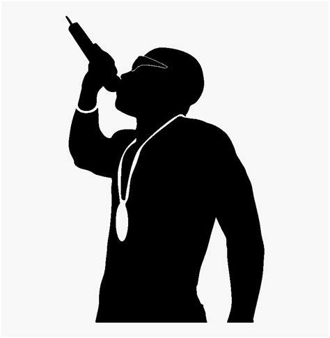 Rapper Music Rap Silhouette Png Image Picpng Hip Hop Silhouette Transparent Png Transparent