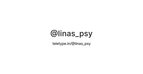 Linaspsy — Teletype