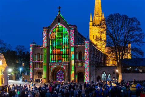 It was the anglo saxons who in 1066, at the time of the norman conquest, norwich was one of the most important boroughs in the. Cathedral lit up for Love Light Norwich