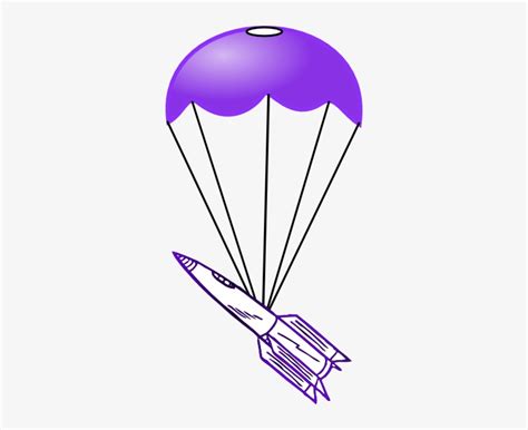 Parachute With Rocket Clip Art Drawings Of Rockets And Parachutes