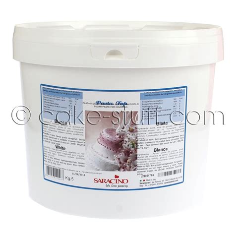 Saracino 5kg White Pasta Top Sugarpaste Fondant Icing From Only £3213