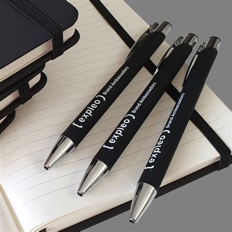 Logo Printed Pens Soft Feel Pens