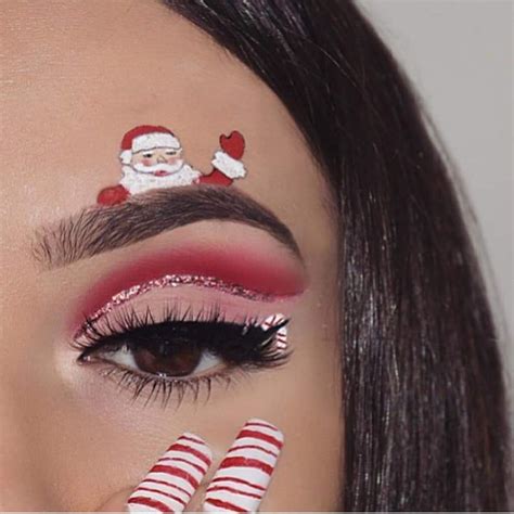 Maquillaje Inspirado En Santa Clos 🎅 Eye Makeup Art Eye Makeup