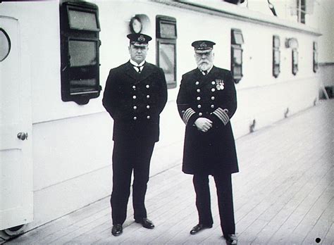 The Titanic Captain With His 2nd Officer Titanic Ship Titanic