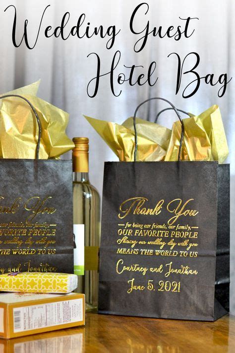 T Bags For Wedding Guests Surprise Your Out Of Town