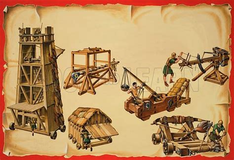 Roman Siege Engines Stock Image Look And Learn