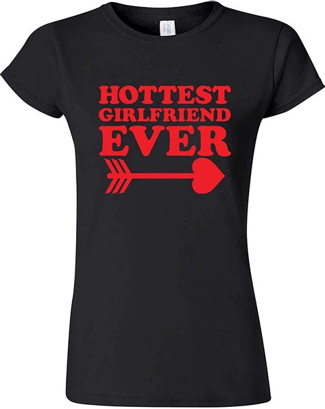 Hottest Girlfriend Ever Red Womens Shirt Amazonca Clothing Shoes