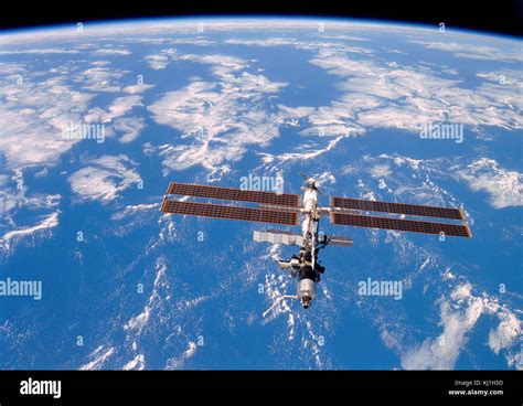 International Space Station Photographed By Crew Members On The Space