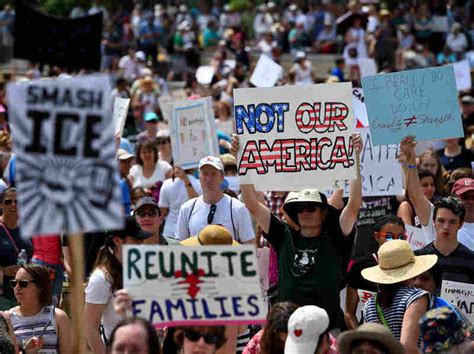 Protesters Across The Country Rally Against Trump S Immigration Policies Npr